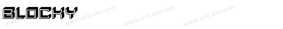 Blocky字体转换