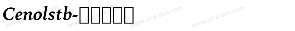 Cenolstb字体转换