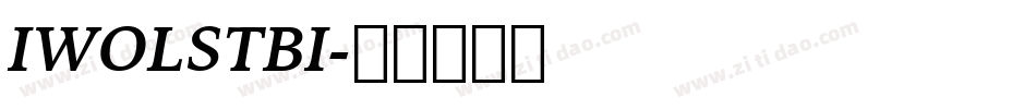 IWOLSTBI字体转换