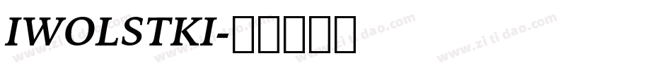 IWOLSTKI字体转换