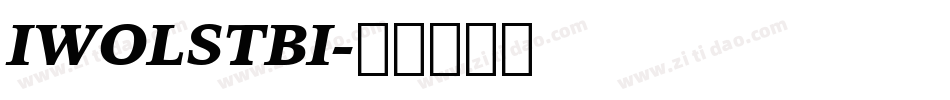 IWOLSTBI字体转换