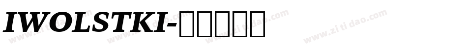 IWOLSTKI字体转换