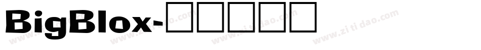 BigBlox字体转换