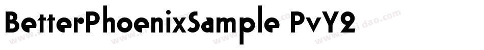 BetterPhoenixSample-PvY2字体转换