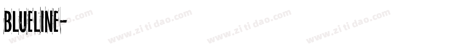 BLUELINE字体转换