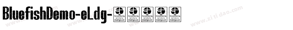 BluefishDemo-eLdg字体转换