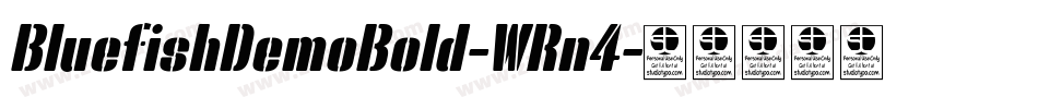 BluefishDemoBold-WRn4字体转换