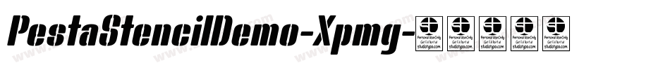 PestaStencilDemo-Xpmg字体转换