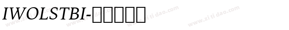 IWOLSTBI字体转换