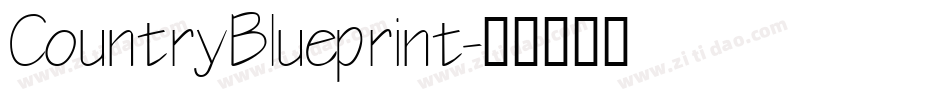 CountryBlueprint字体转换