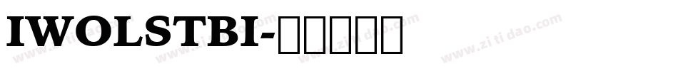 IWOLSTBI字体转换