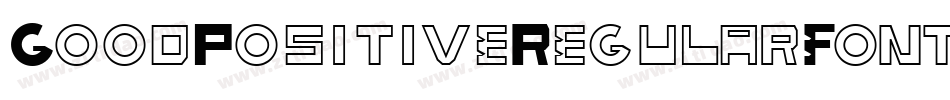 GoodPositiveRegularFonty-YrBo字体转换