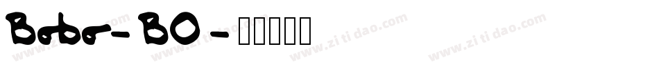 Bobo-BO字体转换