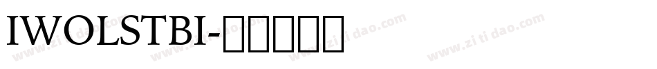 IWOLSTBI字体转换