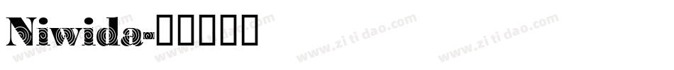 Niwida字体转换