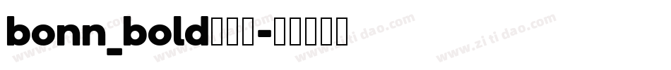 bonn_bold转换器字体转换