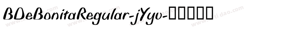 BDeBonitaRegular-jYyv字体转换