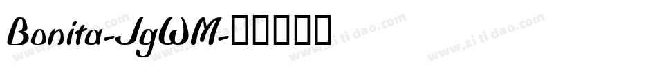 Bonita-JgWM字体转换