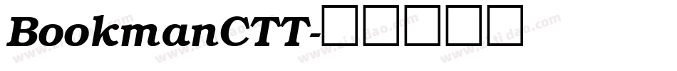 BookmanCTT字体转换