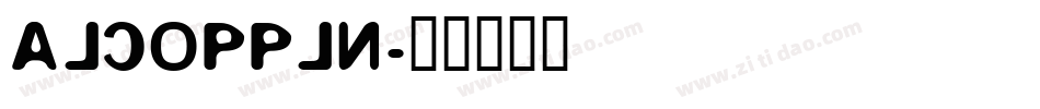 ALCOPPLN字体转换