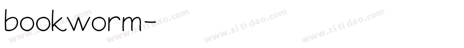bookworm字体转换