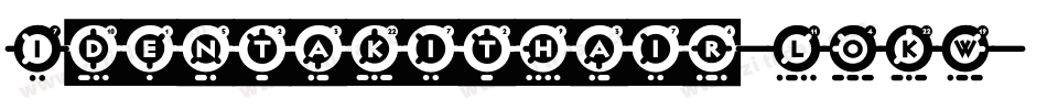 Identakithair-LOKW字体转换