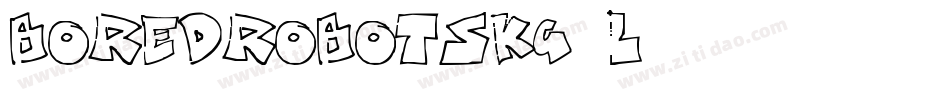 BoredRobotsKg-L815字体转换