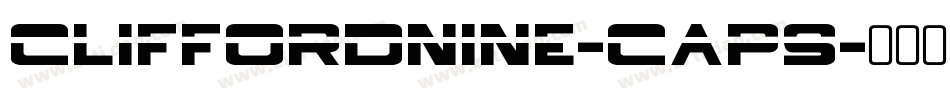 CliffordNine-Caps字体转换