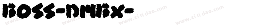 Boss-dMBX字体转换