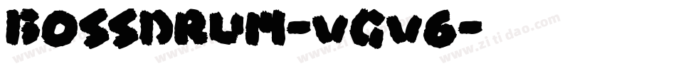 BossDrum-VGV6字体转换