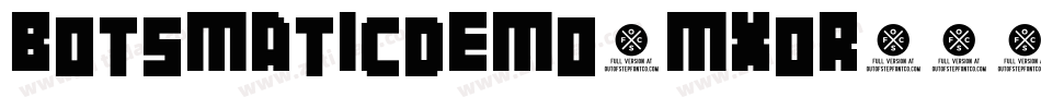 BotsmaticDemo-MXOr字体转换
