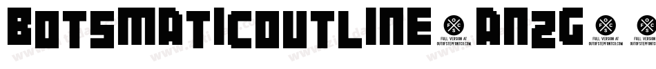 BotsmaticOutline-anZg字体转换