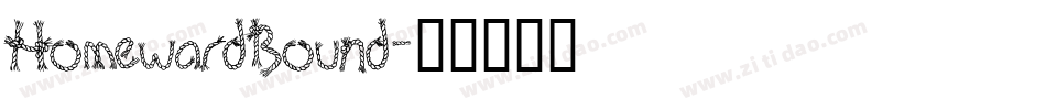 HomewardBound字体转换