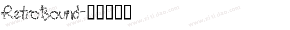 RetroBound字体转换