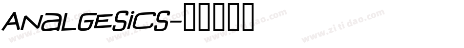 Analgesics字体转换