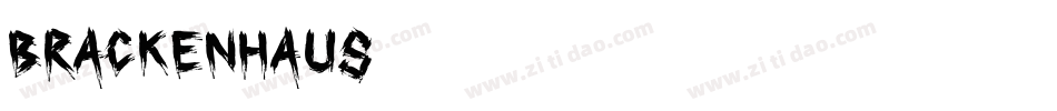 Brackenhaus字体转换
