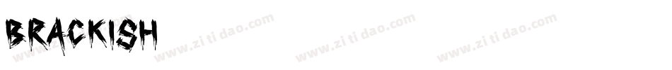 brackish字体转换