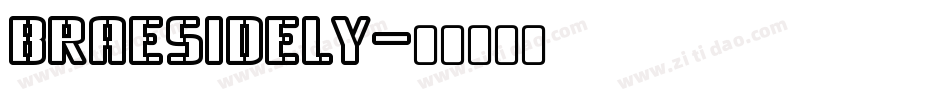 braesidely字体转换