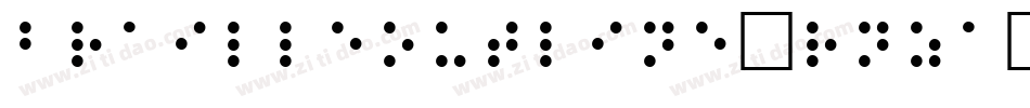 BrailleOutline-RnZA字体转换