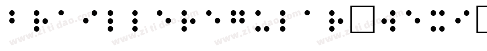 BrailleRegular-W5X9字体转换