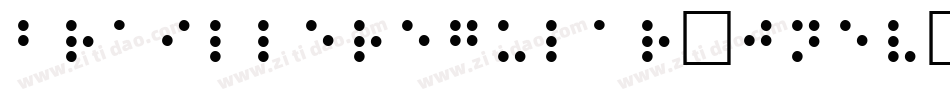 BrailleRegular-jn5v字体转换
