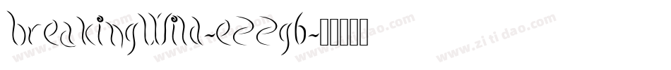 BreakingWild-eZZg6字体转换