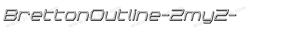BrettonOutline-ZmyZ字体转换