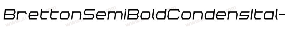 BrettonSemiBoldCondensItal-qGYq字体转换