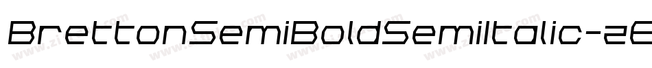 BrettonSemiBoldSemiItalic-z6RL字体转换