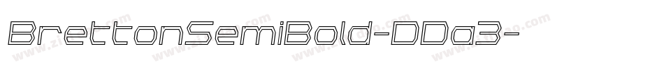 BrettonSemiBold-DDa3字体转换
