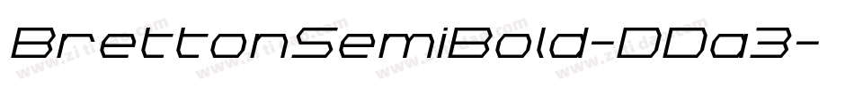 BrettonSemiBold-DDa3字体转换