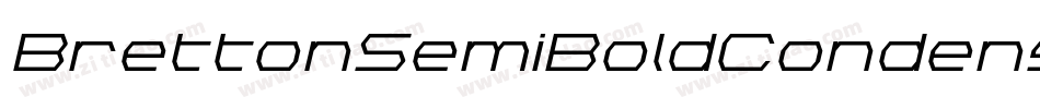 BrettonSemiBoldCondensed-A3mg字体转换