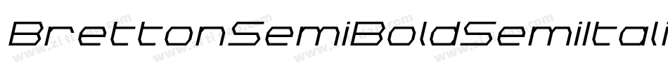 BrettonSemiBoldSemiItalic-z6RL字体转换