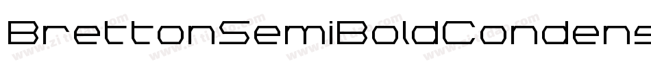 BrettonSemiBoldCondensed-A3mg字体转换